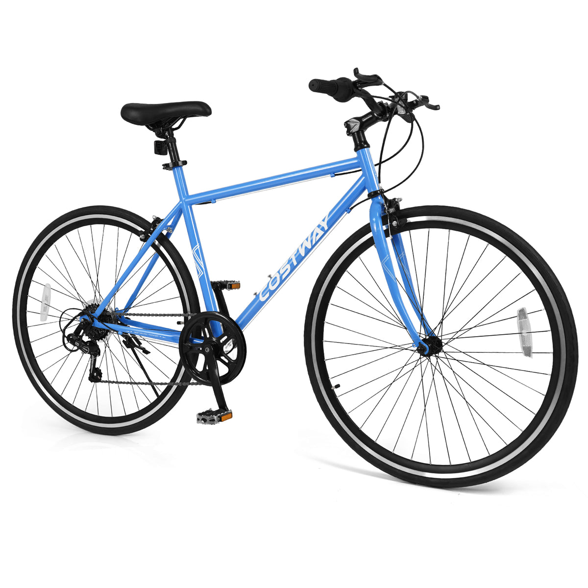 Mountain Bike Adjustable with 6-Speed and All-terrain Rubber Wheels