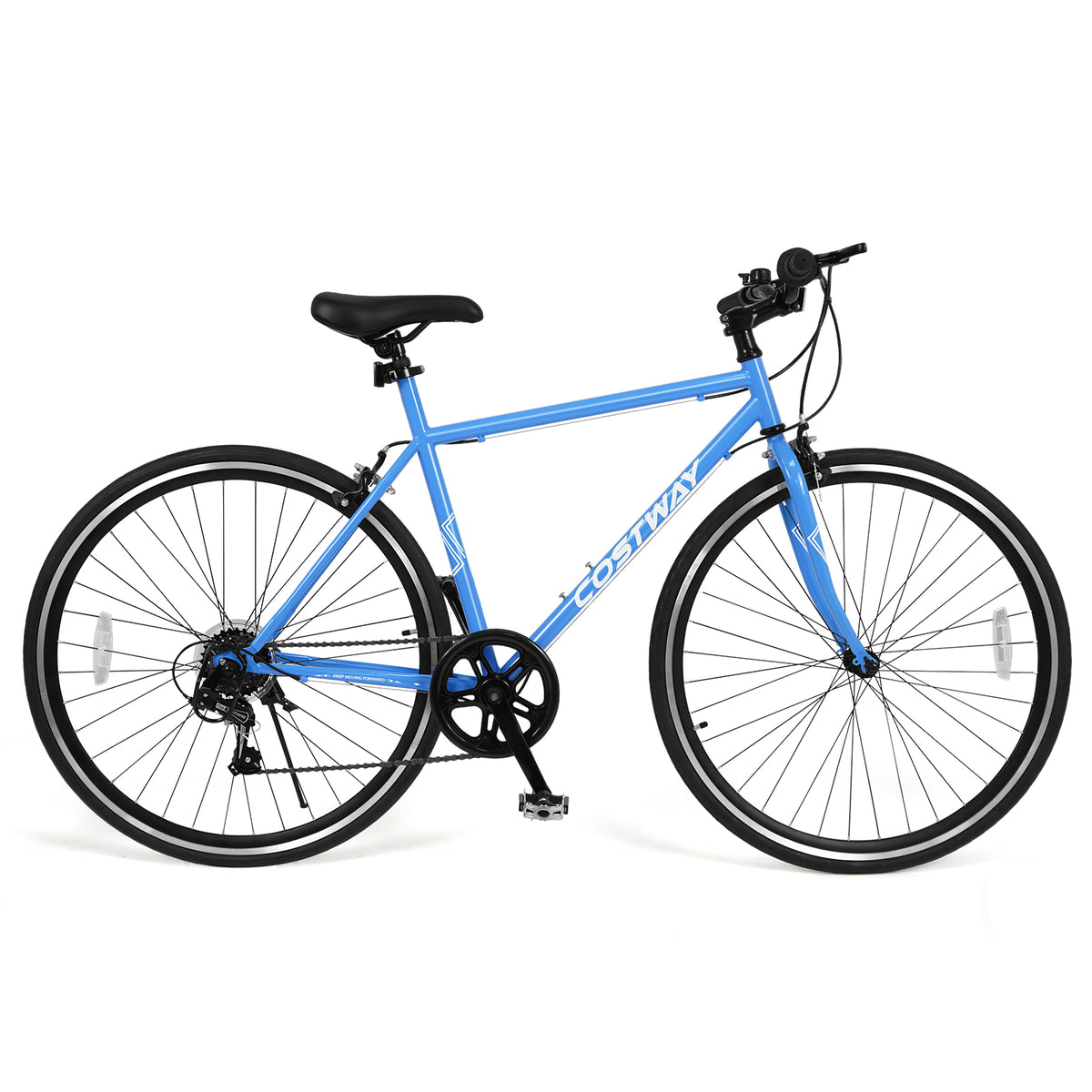 Mountain Bike Adjustable with 6-Speed and All-terrain Rubber Wheels