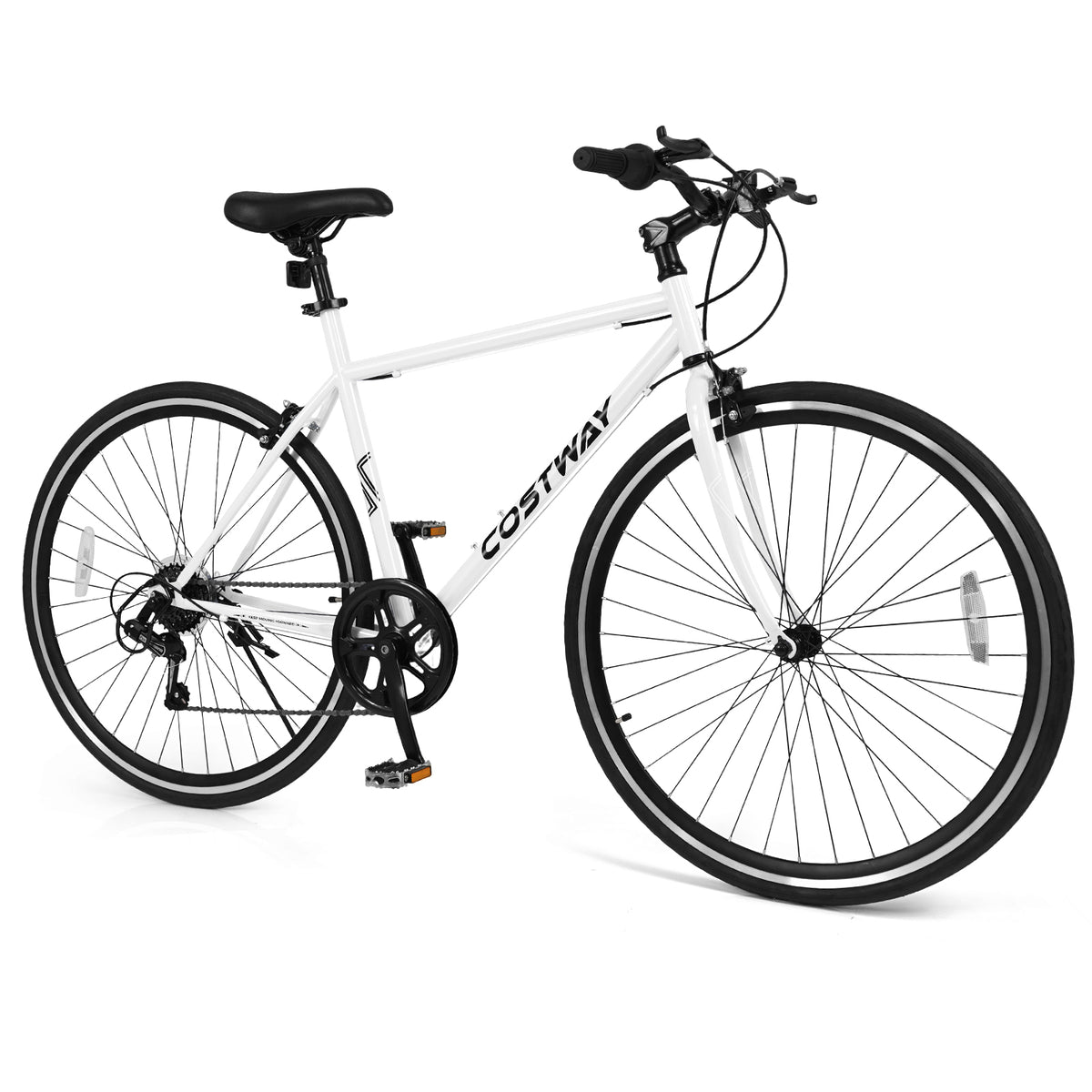 Mountain Bike Adjustable with 6-Speed and All-terrain Rubber Wheels