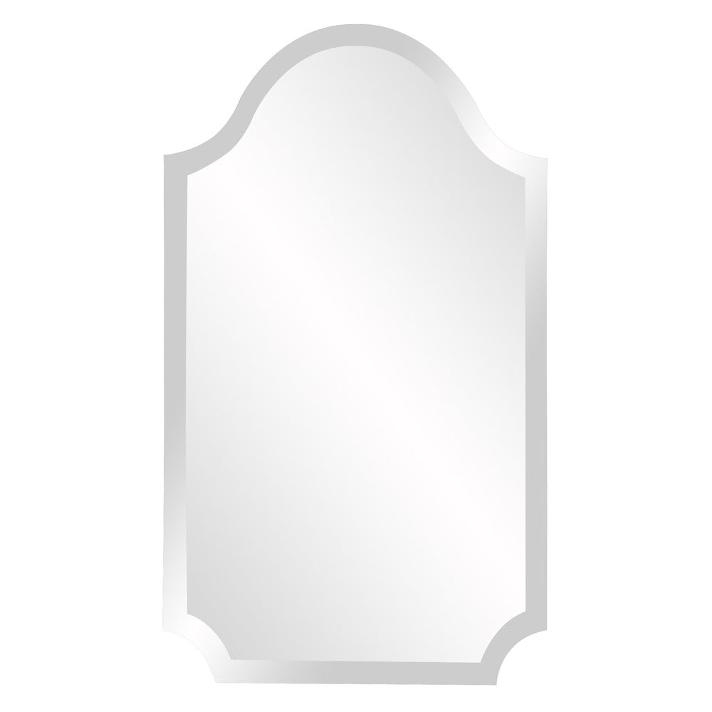 27" Clear Abstract Unframed Accent Mirror-Mirrors-DECOROLALA