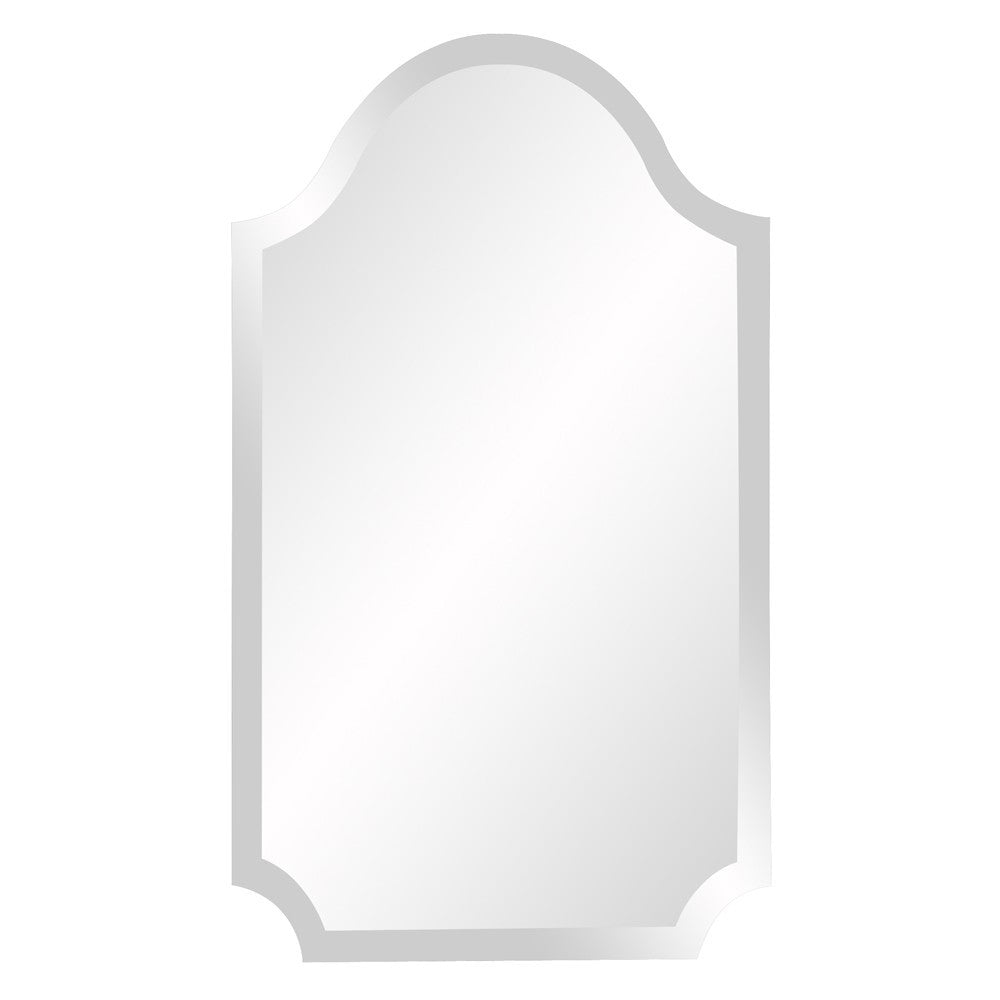 27" Clear Abstract Unframed Accent Mirror-Mirrors-DECOROLALA