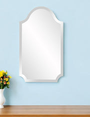 27" Clear Abstract Unframed Accent Mirror-Mirrors-DECOROLALA