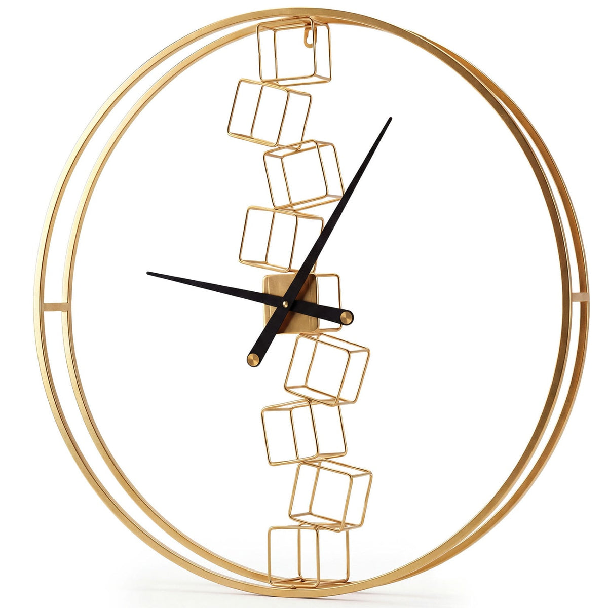 27 Inch Large Wall Clock for Living Room Bedroom Kitchen-Yellow-Wall Decor-DECOROLALA