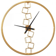 27 Inch Large Wall Clock for Living Room Bedroom Kitchen-Yellow-Wall Decor-DECOROLALA