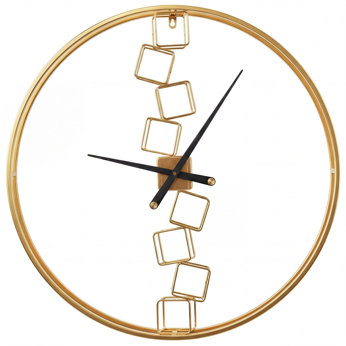 27 Inch Large Wall Clock for Living Room Bedroom Kitchen-Yellow-Wall Decor-DECOROLALA