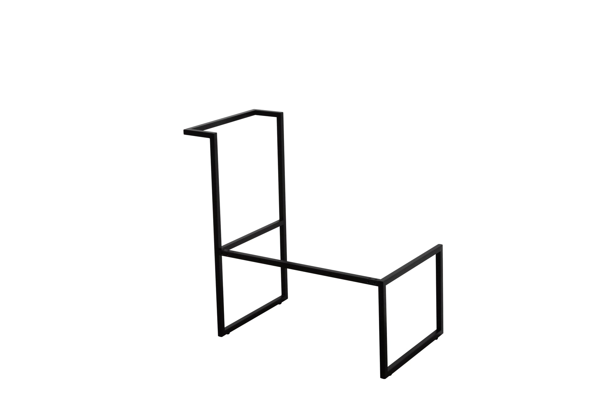 27" Matte Black Metal Stainless Steel Frame for Wall-Mounted Vanities - 834*449*790-Faucet-DECOROLALA