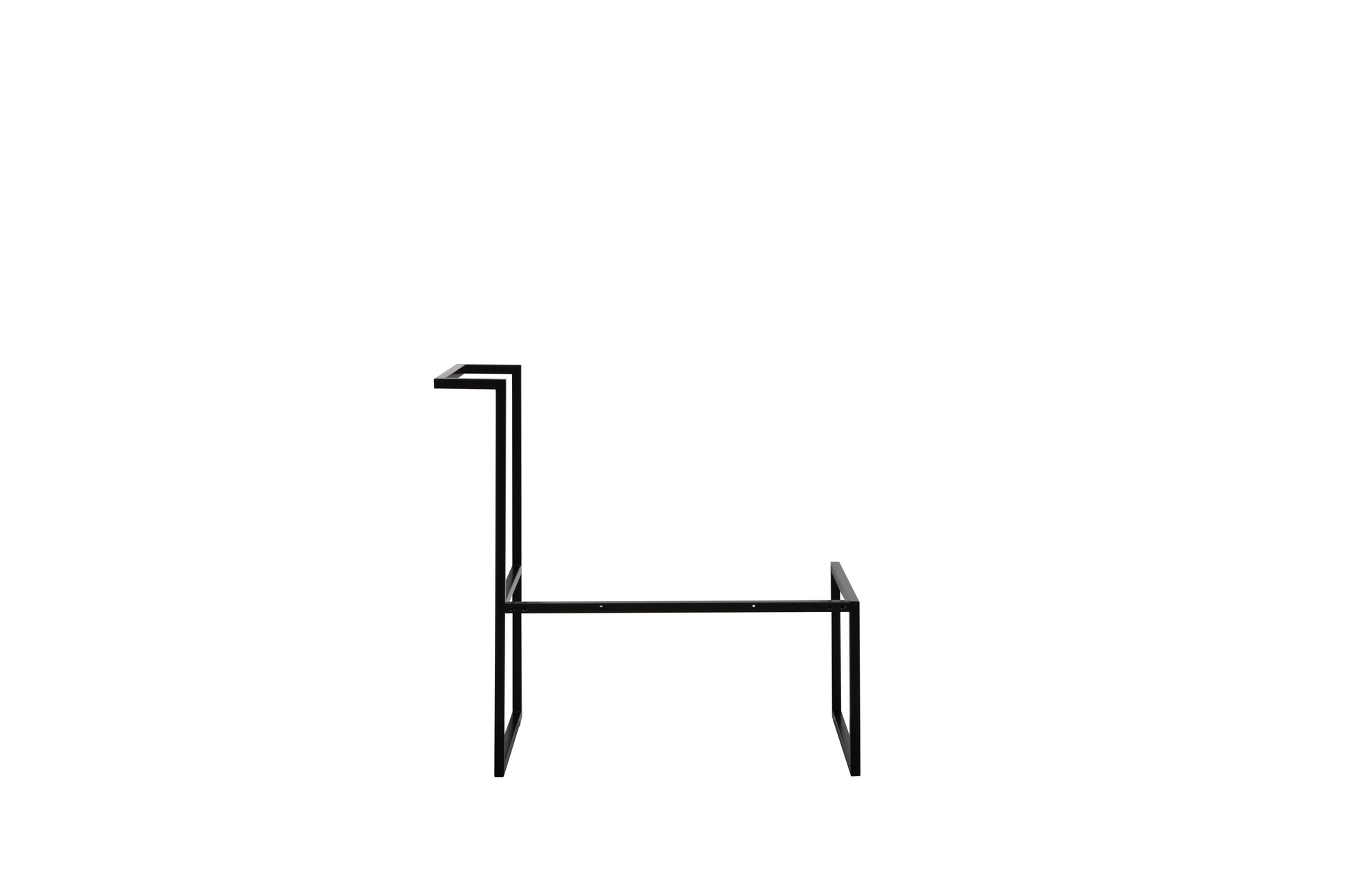 27" Matte Black Metal Stainless Steel Frame for Wall-Mounted Vanities - 834*449*790-Faucet-DECOROLALA