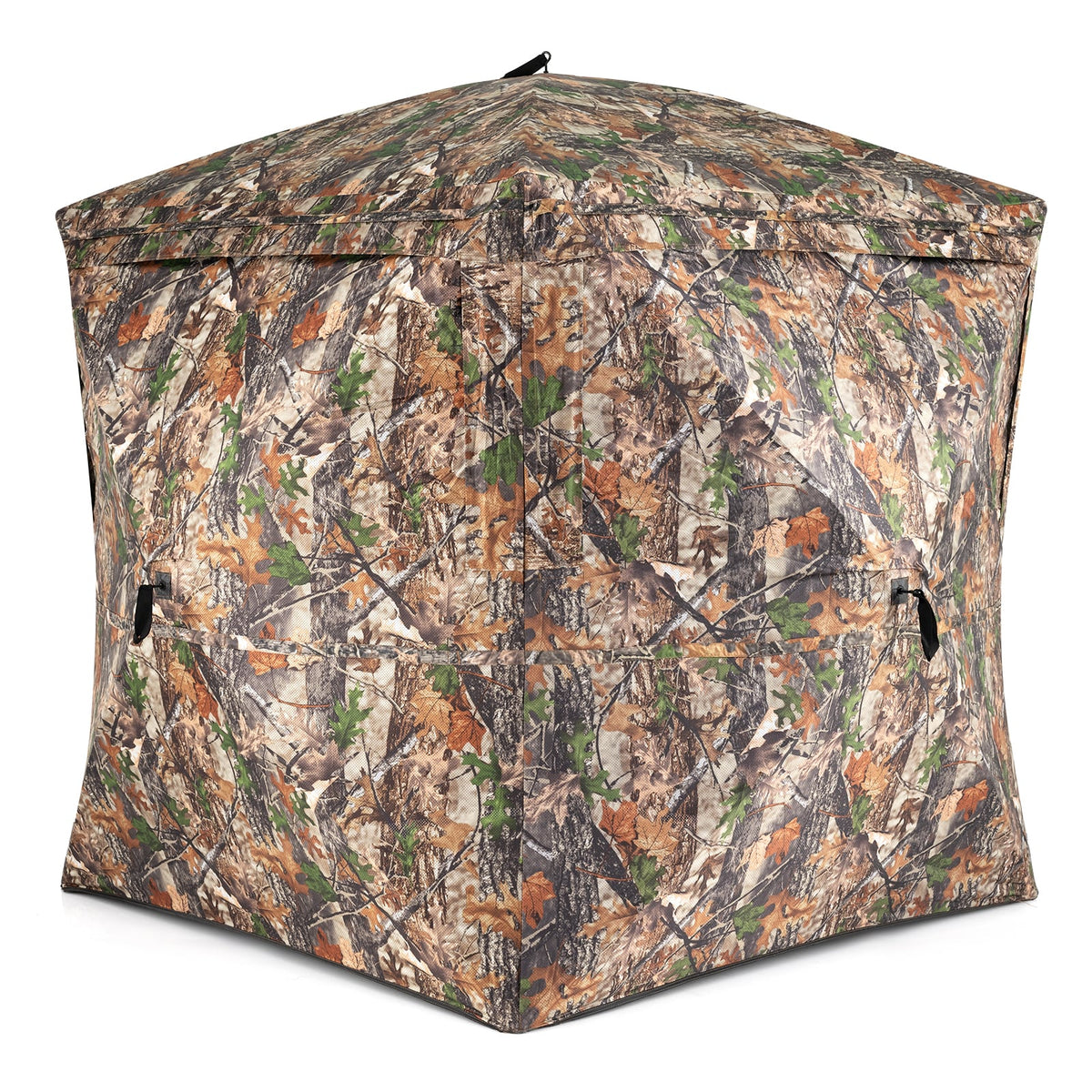 270° See Through Hunting Blind Tent with Silent Magnetic Door-Tents-DECOROLALA