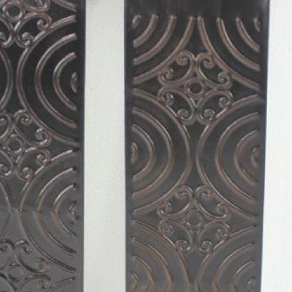 5" X 5" X 23.25" Brown, Vintage, Metal - Wall Candle Holder Sconce Set-Candle Holders-DECOROLALA