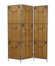 60 X 72 Brown Metal Lone Star - Screen-Room Dividers-DECOROLALA