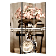 48" X 72" Multi Color Wood Canvas Valentine Screen-Room Dividers-DECOROLALA