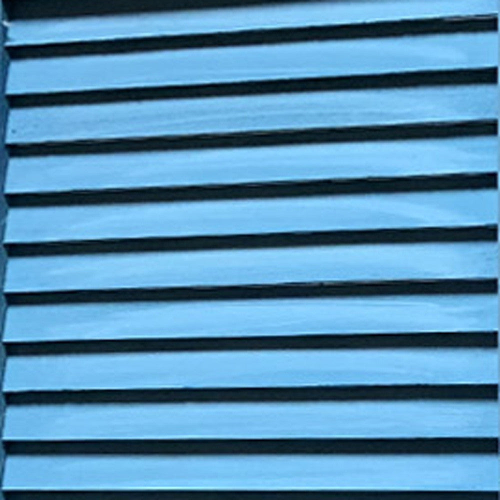 Blue Finish Wood Shutter 3 Panel Room Divider Screen-Room Dividers-DECOROLALA