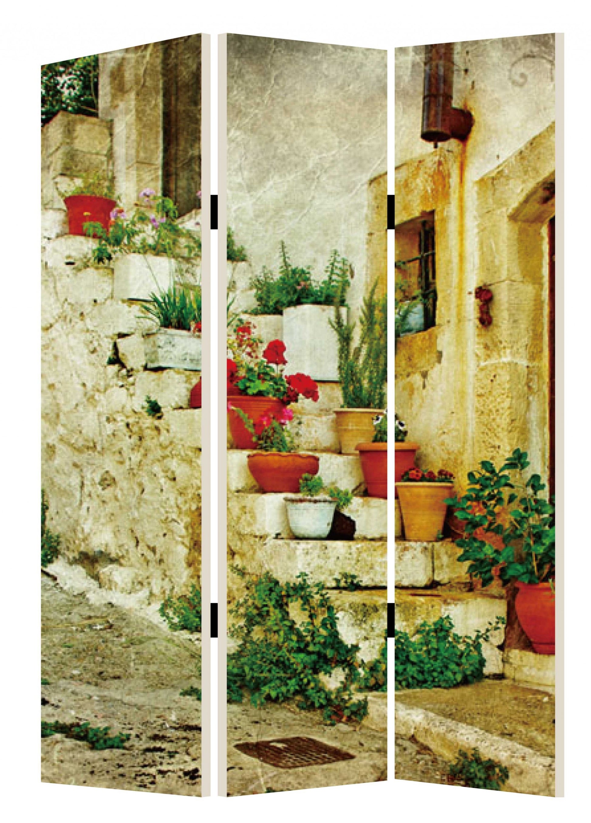 48 X 72 Multi Color Spanish Tidings Screen-Room Dividers-DECOROLALA