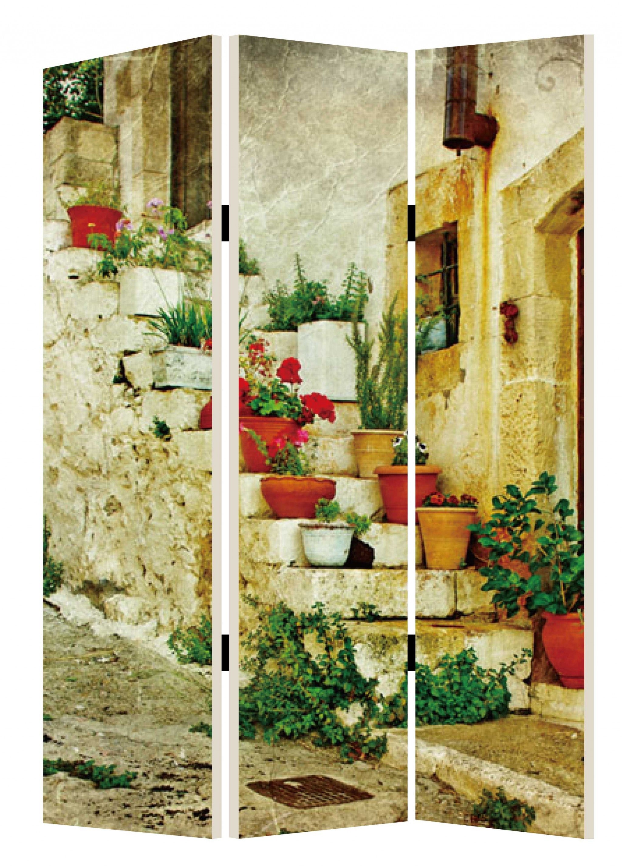 48 X 72 Multi Color Spanish Tidings Screen-Room Dividers-DECOROLALA