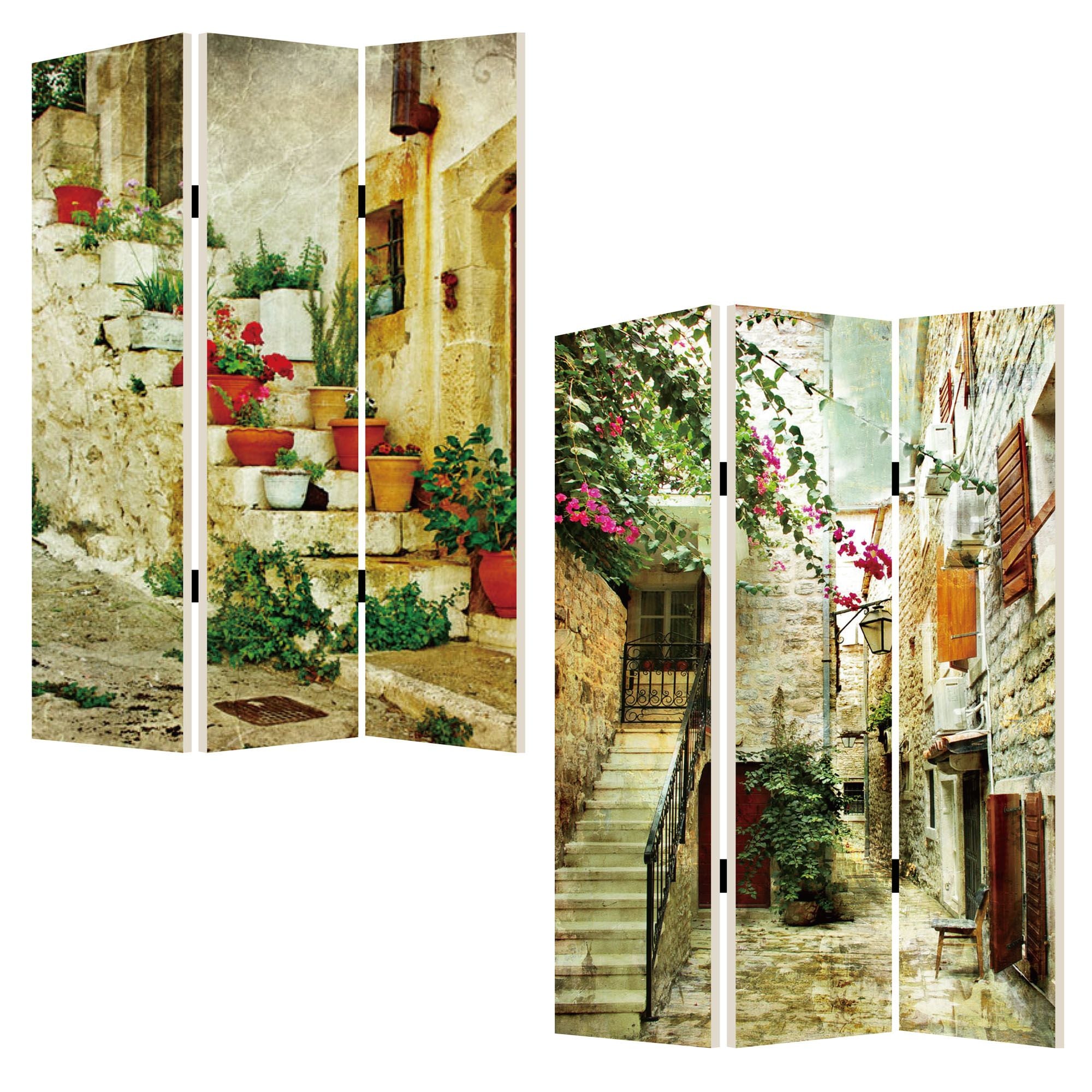 48 X 72 Multi Color Spanish Tidings Screen-Room Dividers-DECOROLALA