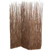 63" X 84" Brown Willow Adirondack Screen-Room Dividers-DECOROLALA