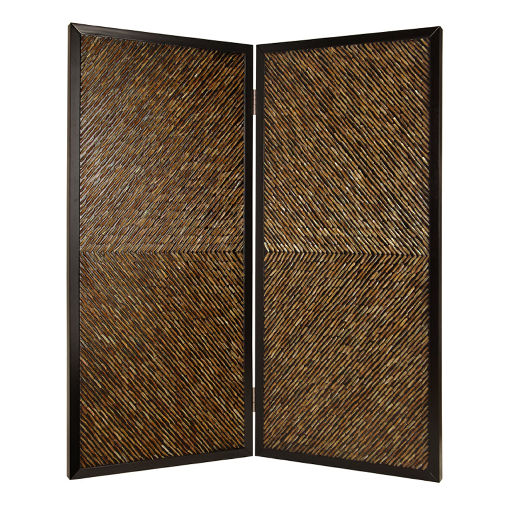 63" X 84" Multi Color Wood Screen-Room Dividers-DECOROLALA