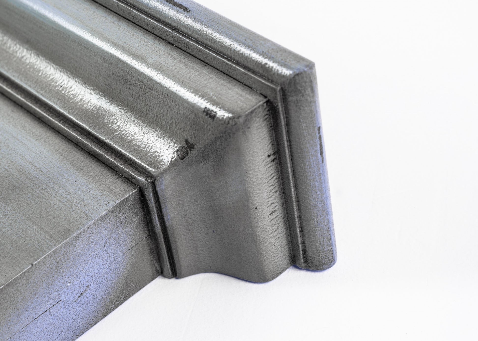 28" Black And Blue Solid Wood Four Hook Wall Mount Coat Rack-Coat Hangers-DECOROLALA