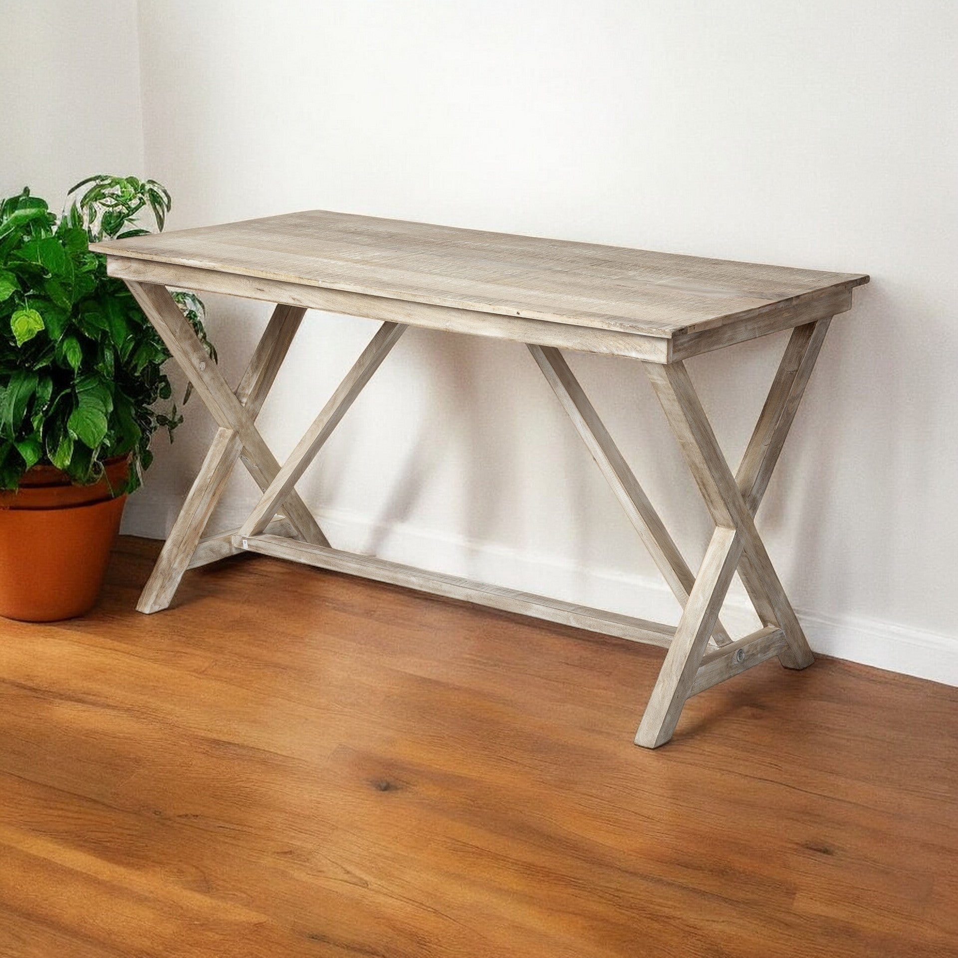 28" Brown Writing Desk-Desks-DECOROLALA