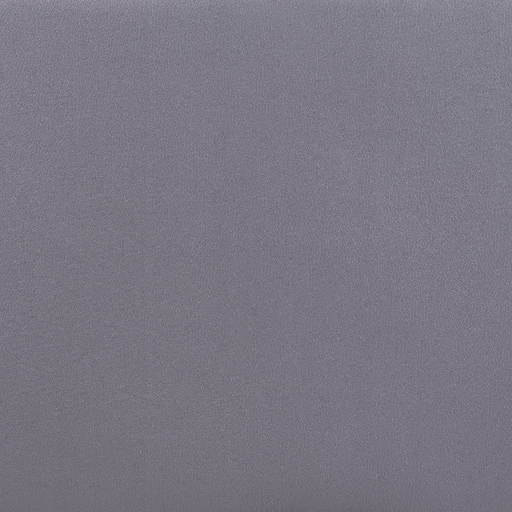 28" Light Gray And Black Faux Leather And Faux Leather Club Chair-Accent Chairs-DECOROLALA