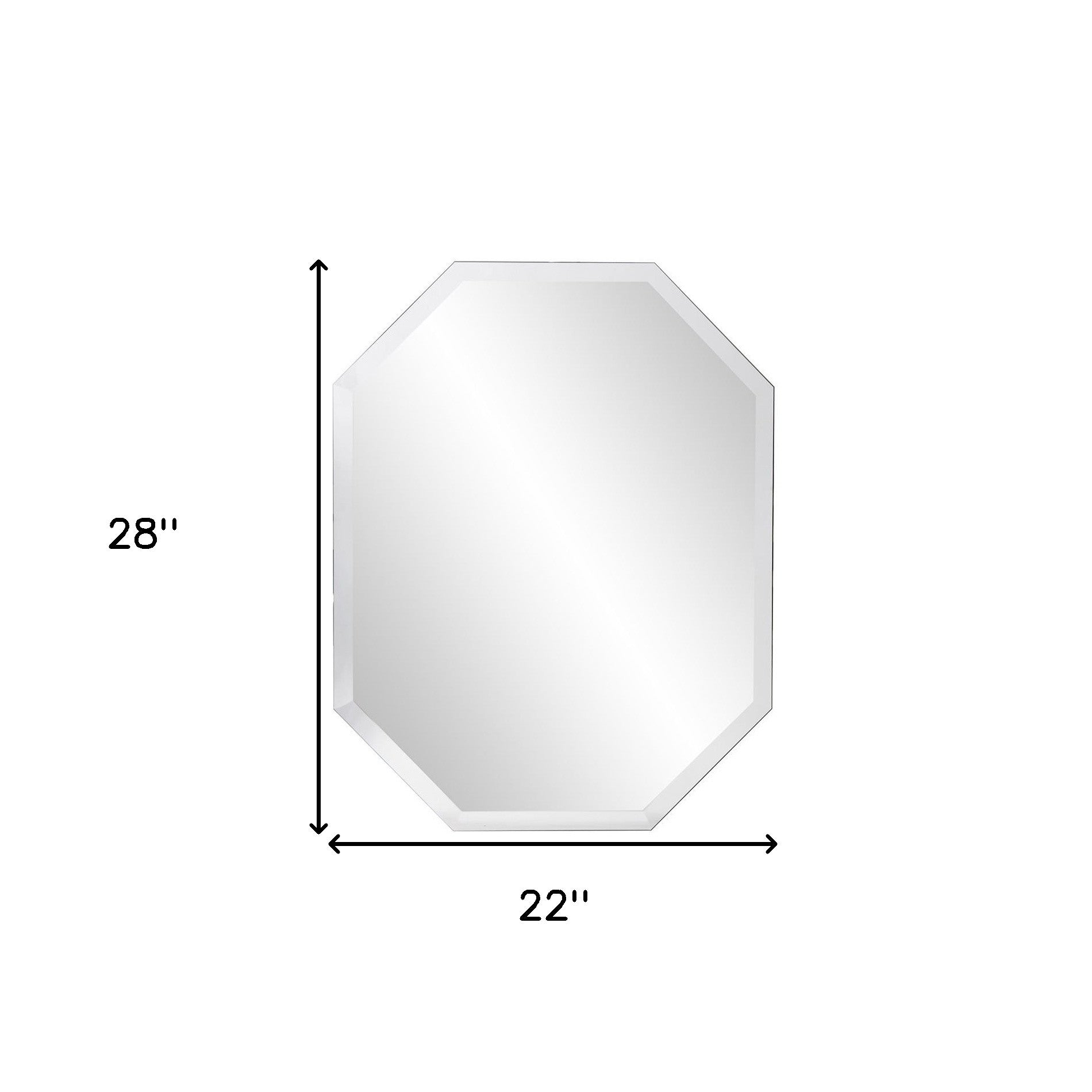 28" Mirror Framed Accent Mirror-Mirrors-DECOROLALA