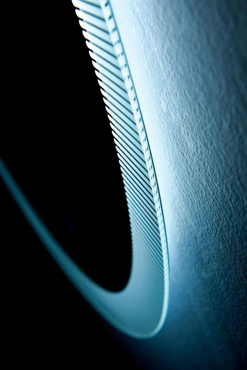 28" Round LED Bathroom Mirror with Full Perimeter Frosted Edge Lighting - Energy-Efficient Halo Effect Mirror with Circular Illumination & Compact Wall Design-Migration_Mirrors-DECOROLALA