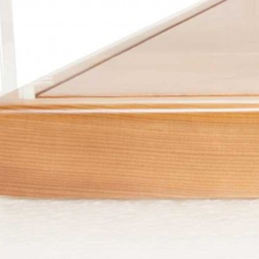 28" Wood Brown Glass Standard Display Stand-Cabinets-DECOROLALA