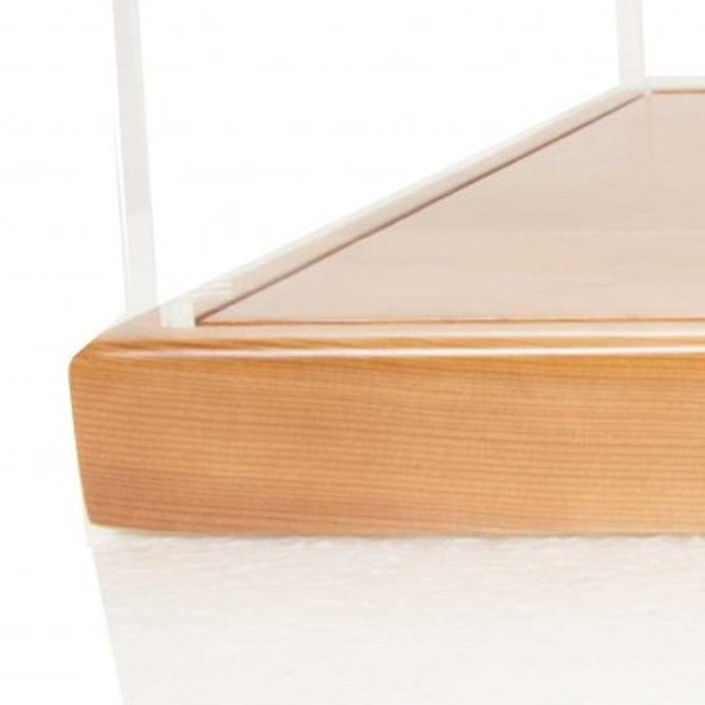 28" Wood Brown Glass Standard Display Stand-Cabinets-DECOROLALA