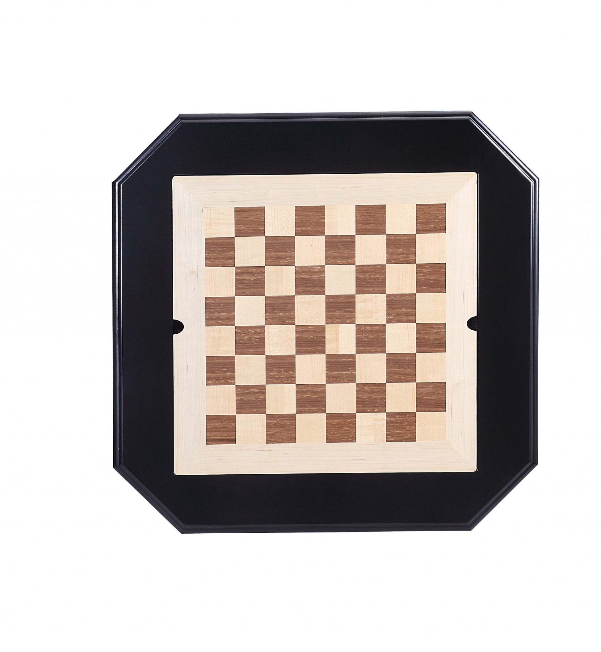 28" X 28" X 30" Black Wood Poly-Resin Game Table-Game Tables-DECOROLALA