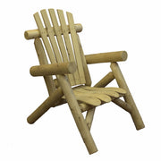 28" X 30" X 39" Natural Wood Lounge Chair-Outdoor Chairs-DECOROLALA