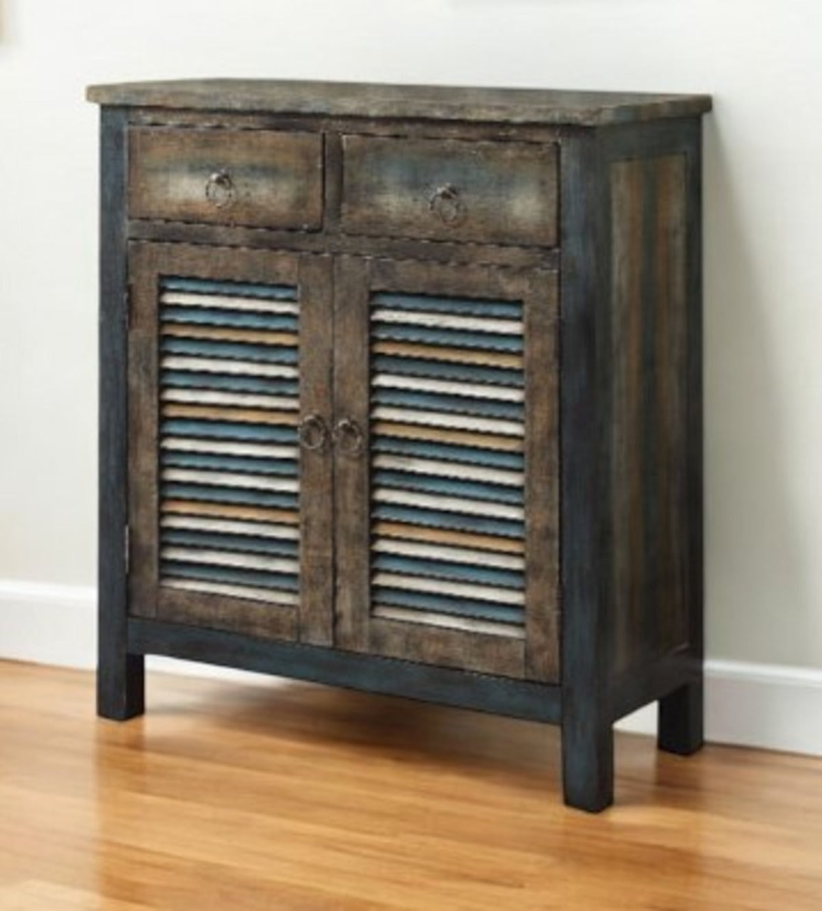 32" Saddle Brown Solid Wood Console Table-Console Tables-DECOROLALA