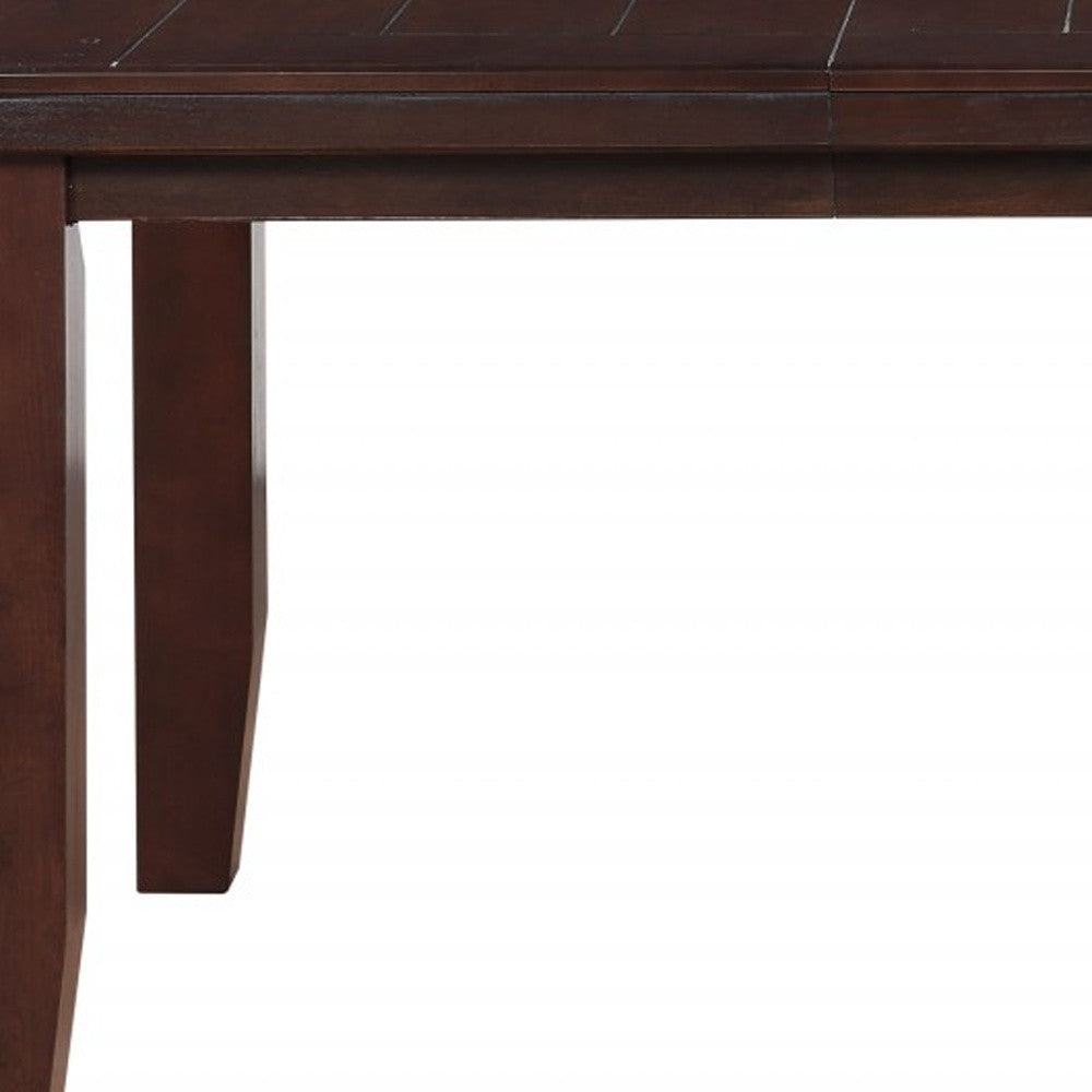 48" Dark Brown Dining Table-Dining Tables-DECOROLALA