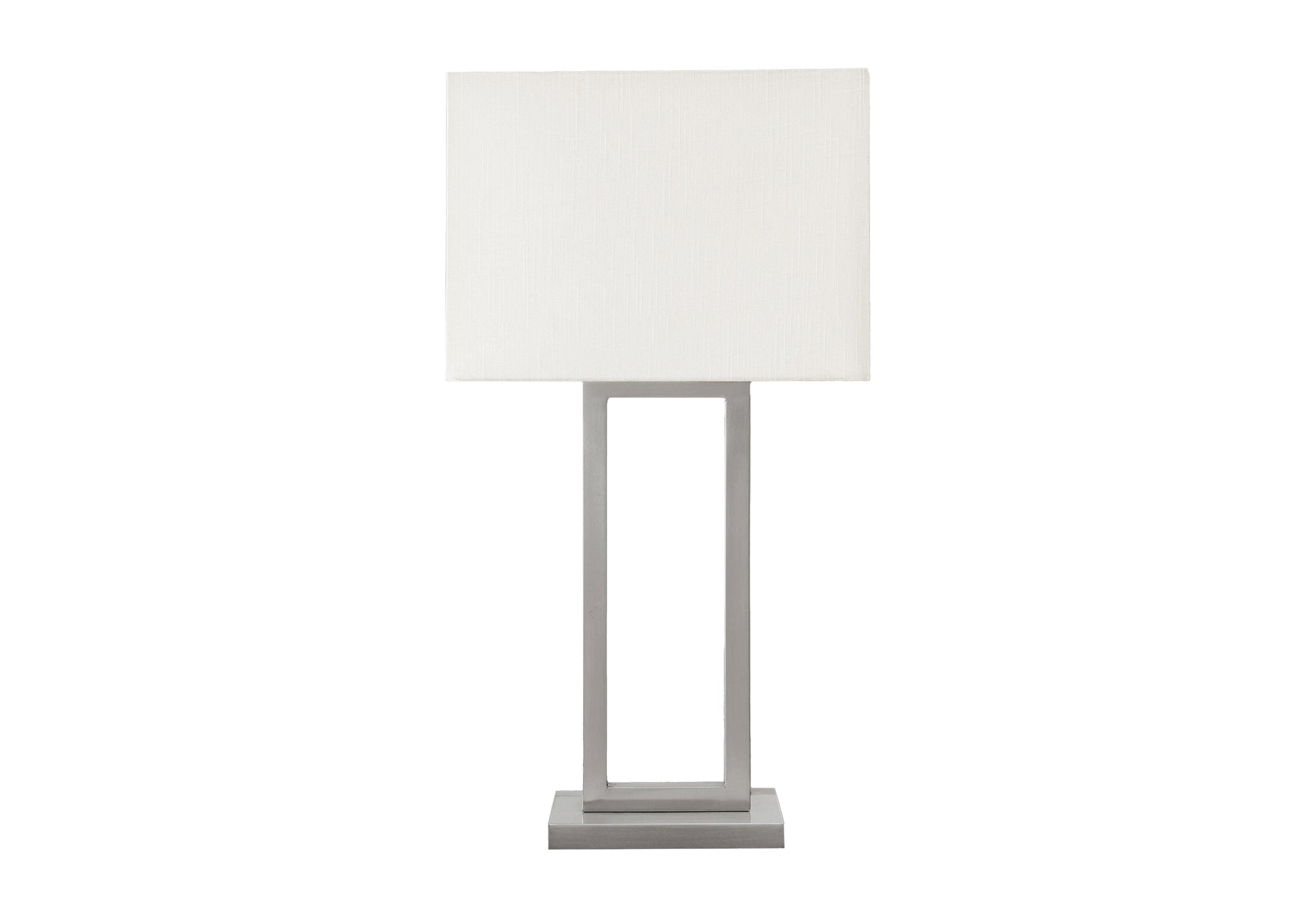 28"H Table Lamp with USB Port - Black Metal/Ivory Shade-Lighting-DECOROLALA