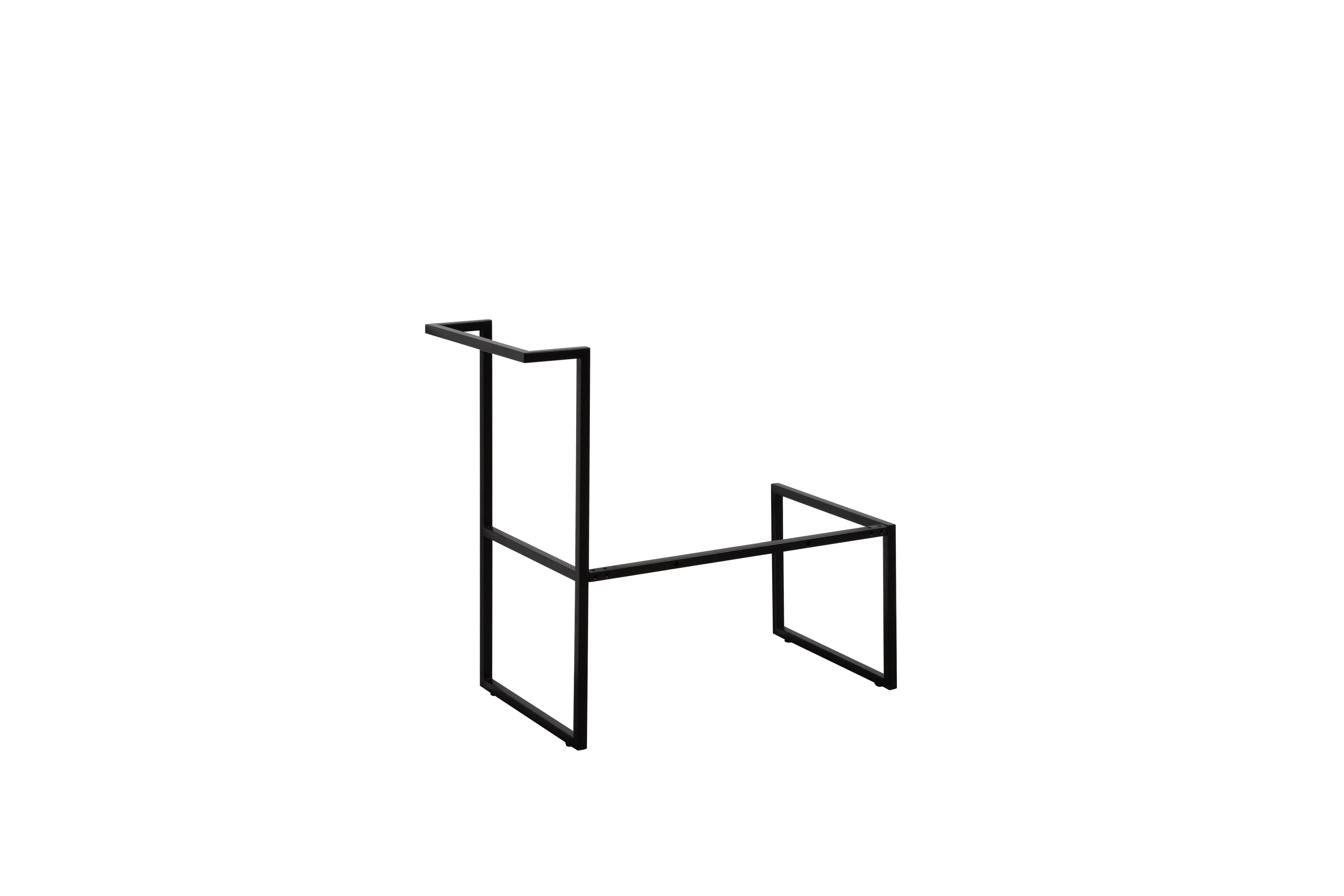 27" Matte Black Metal Stainless Steel Frame for Wall-Mounted Vanities - 834*449*790