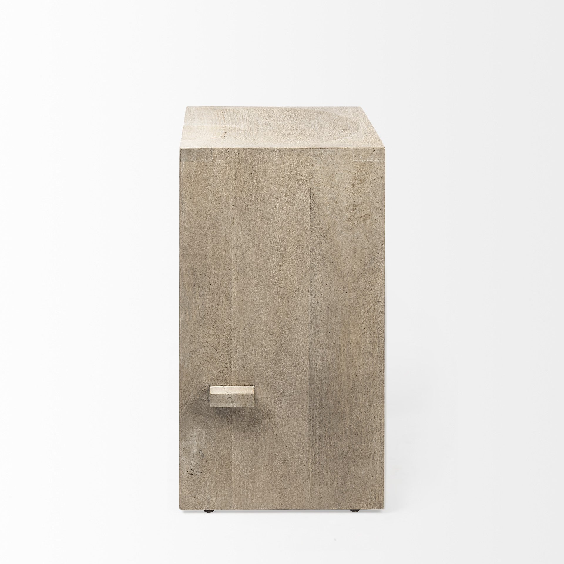 29" Brown Solid and Manufactured Wood Backless Counter Height Bar Chair-Bar Chairs-DECOROLALA