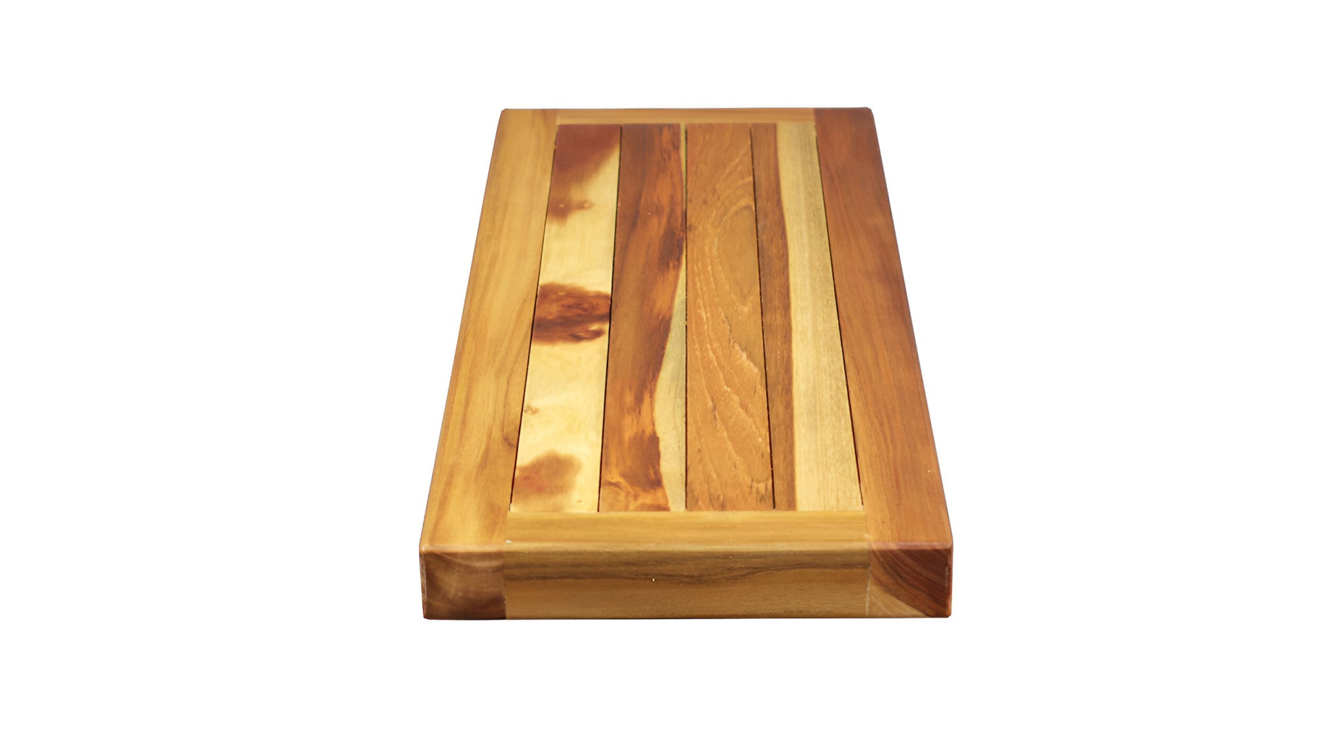 29" Natural Teak Wood Bath Tray And Seat-Shower Benches-DECOROLALA