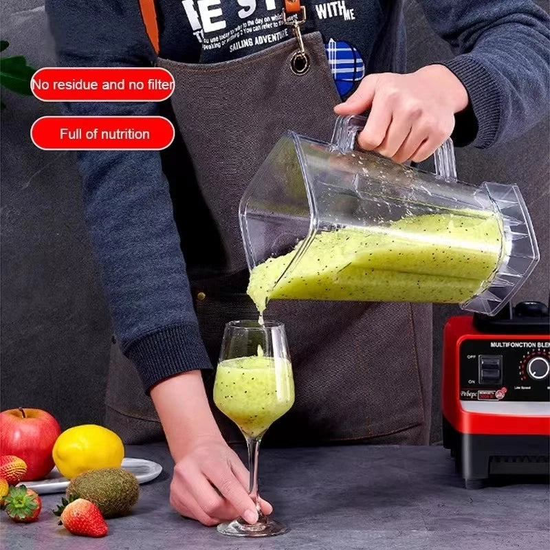 2L Electric Fruit & Food Blender - 15-Speed with Automatic Pulp Ejection-Food Mixer & Blender-DECOROLALA
