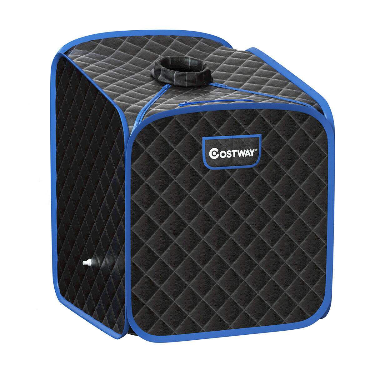 2L Portable Folding Steam Sauna Spa-Black-Saunas-DECOROLALA
