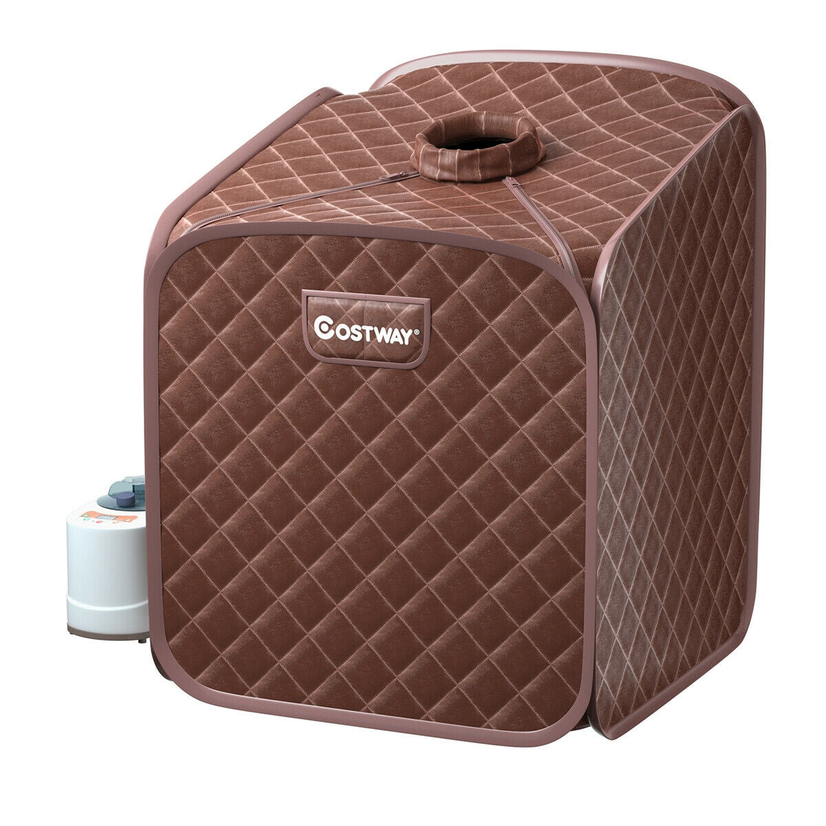 2L Portable Folding Steam Sauna Spa-Coffee-Saunas-DECOROLALA