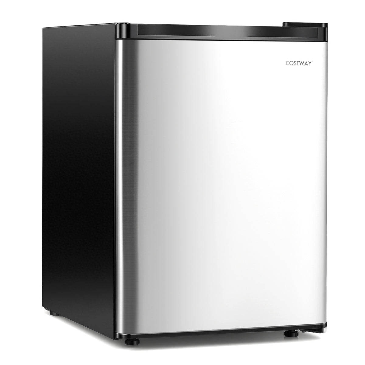 2.1 Cu.Ft Small Freezer with Reversible Single Door Energy Saving-Silver-Refrigerators-DECOROLALA