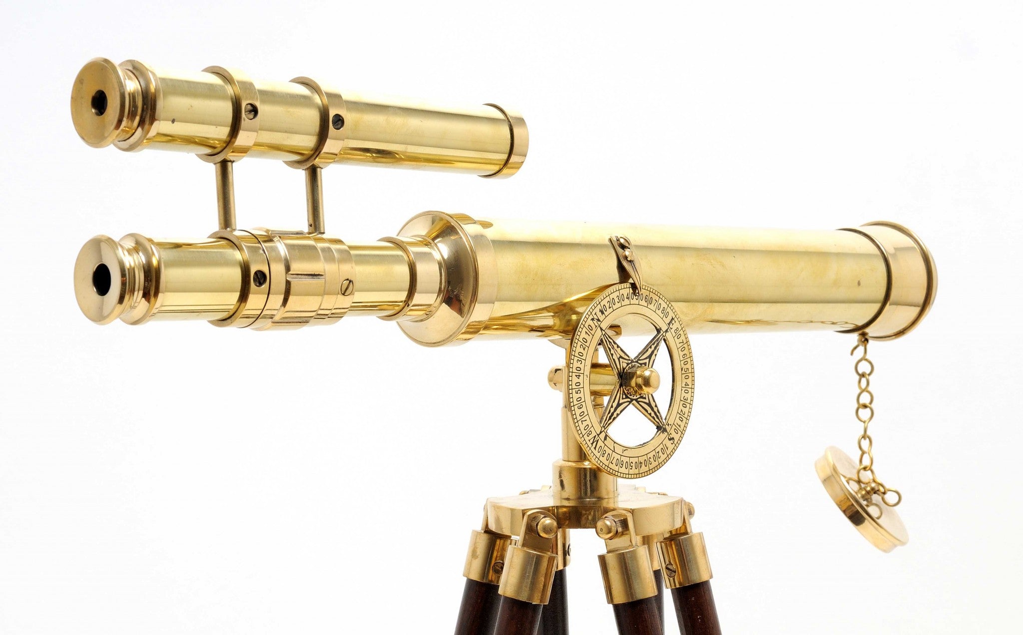 2.25" X 17.5" X 26" Telescope With Stand-Sculptures-DECOROLALA