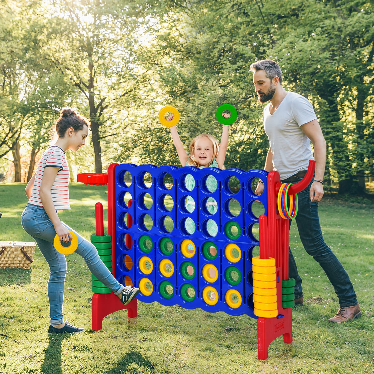 2.5ft 4-to-Score Giant Game Set