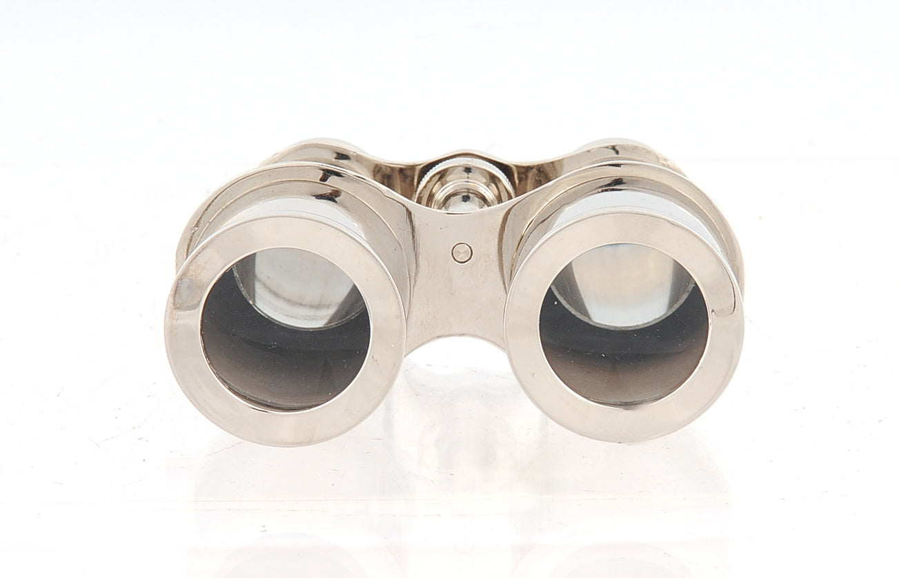 3" Brass Aluminum Hand Painted Decorative Binocular Tabletop Sculpture-Sculptures-DECOROLALA