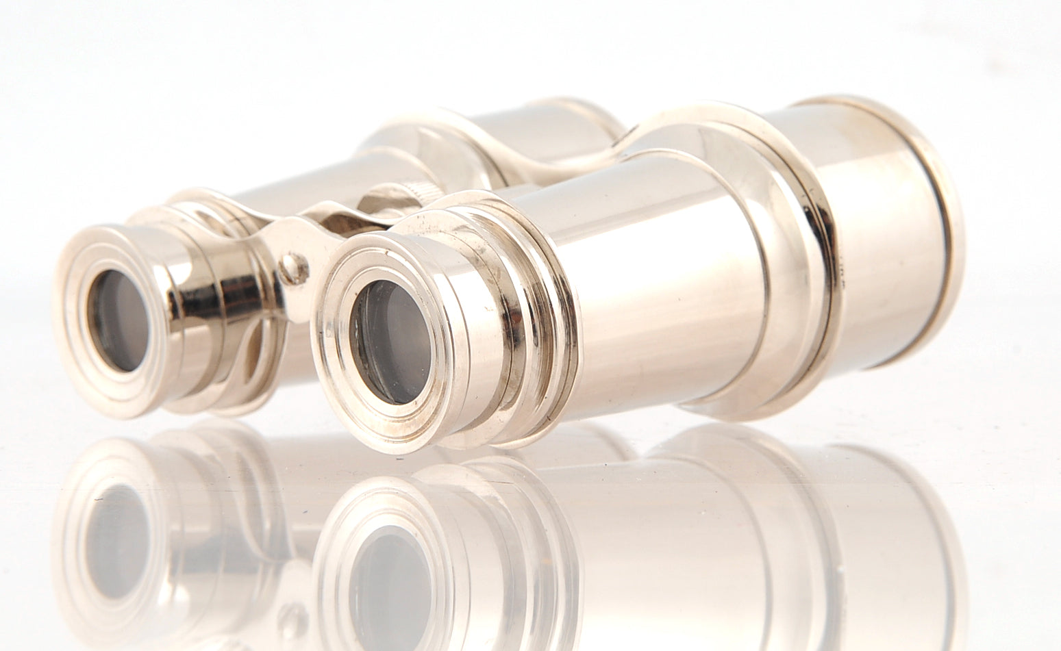 3" Brass Aluminum Hand Painted Decorative Binocular Tabletop Sculpture-Sculptures-DECOROLALA