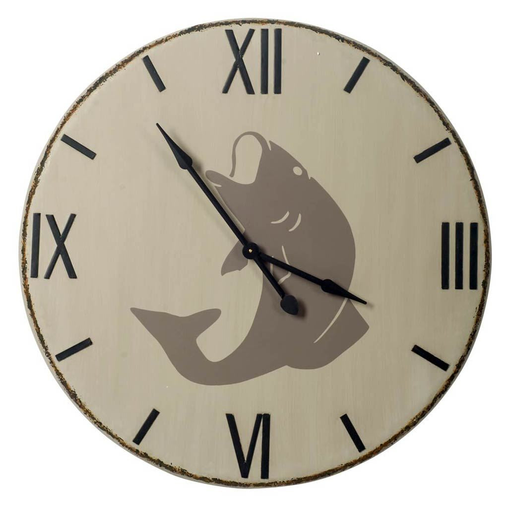 3" Circle Black Wood Analog Wall Clock-Wall Clocks-DECOROLALA