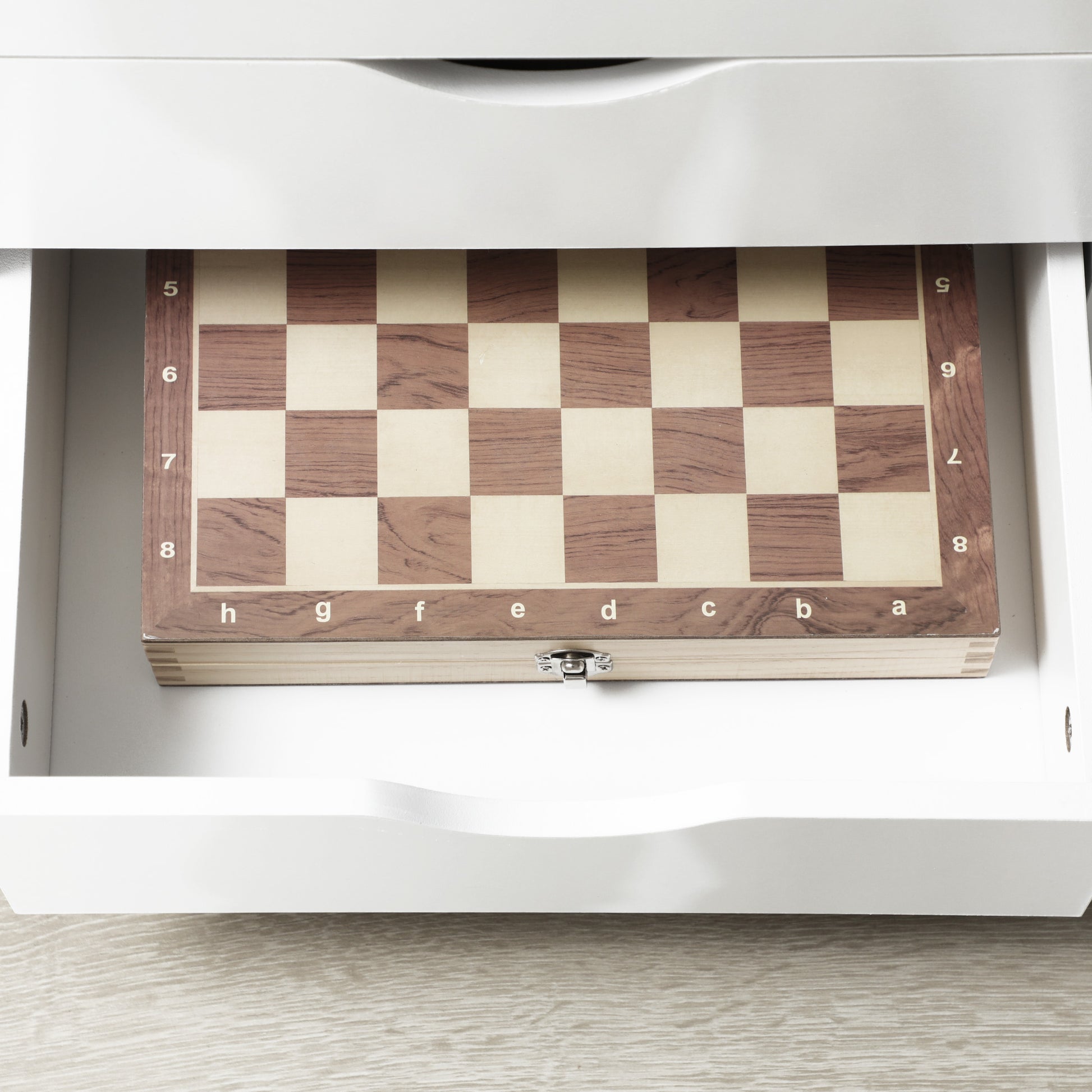 3-Drawer Mobile File Cabinet with 4 Shelves - White-Office Products > Office Furniture > Office Cabinets & Cupboards-DECOROLALA