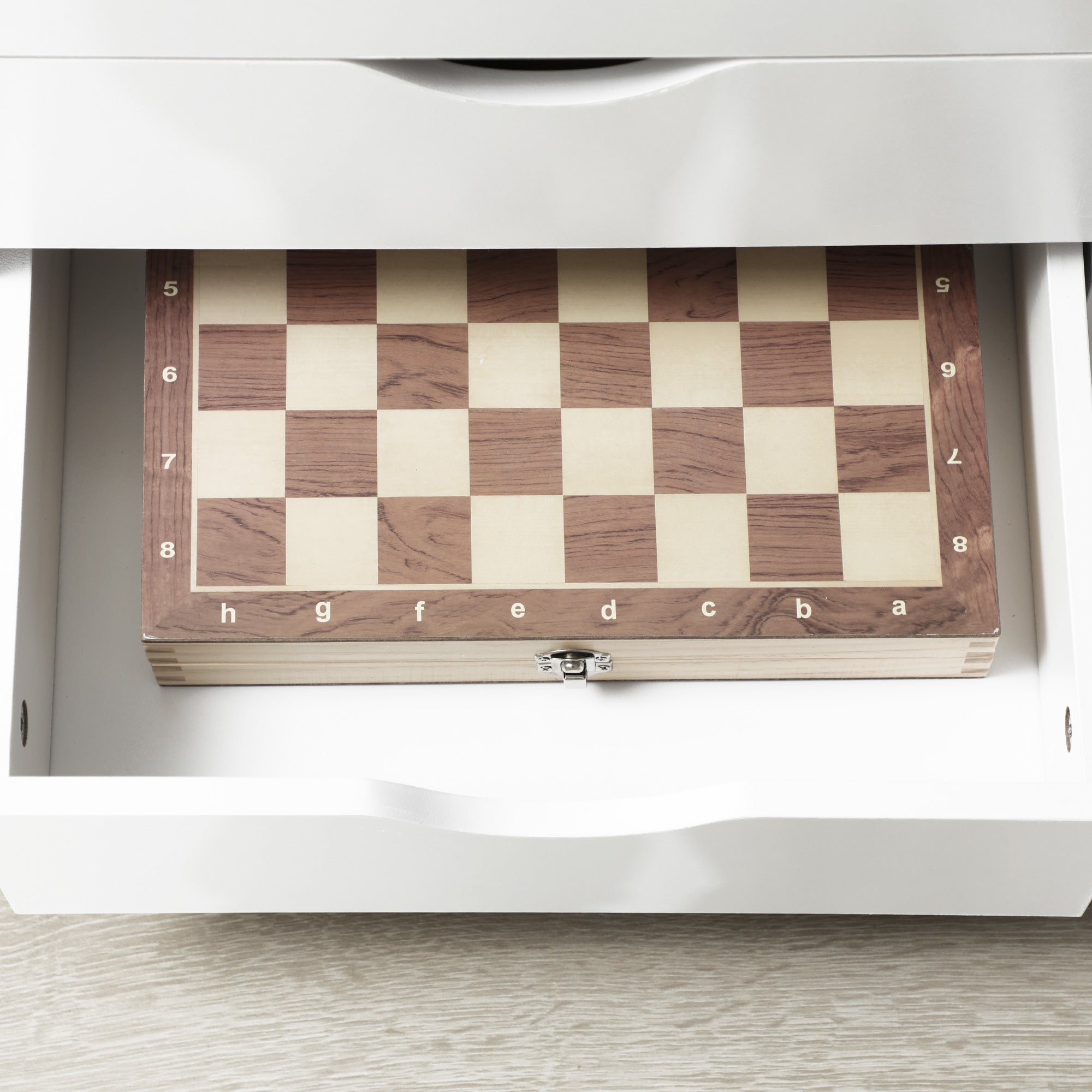 3-Drawer Mobile File Cabinet with 4 Shelves - White-Office Products > Office Furniture > Office Cabinets & Cupboards-DECOROLALA