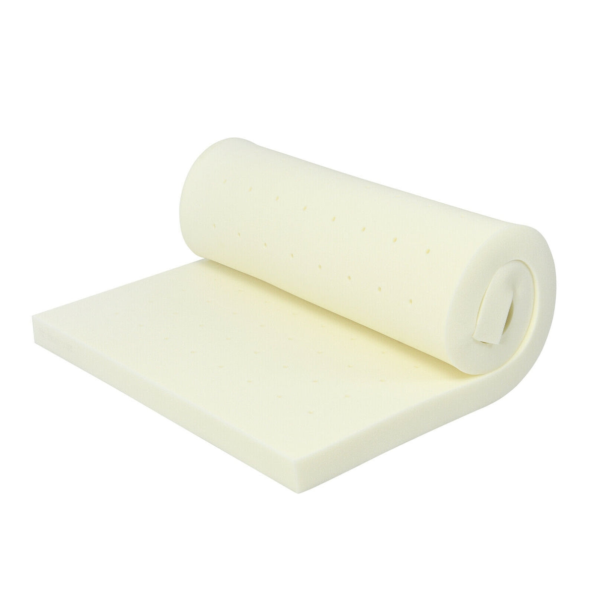 3-Inch Bed Mattress Topper Air Cotton for All Night’s Comfy Soft Mattress Pad-Full Size-Mattresses-DECOROLALA