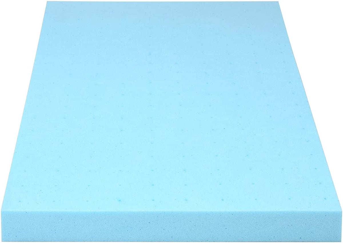 3 Inch Gel-Infused Cooling Bed Topper for All-Night Comfy-80 x 60 inch-Mattresses-DECOROLALA