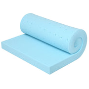 3 Inch Gel-Infused Cooling Bed Topper for All-Night Comfy-80 x 60 inch-Mattresses-DECOROLALA